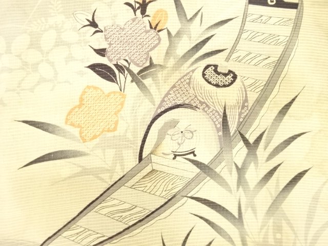 JAPANESE KIMONO / ANTIQUE ANTIQUE 